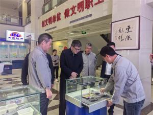 安阳市文峰区委书记崔元锋到龙宇新材料公司开展调研
